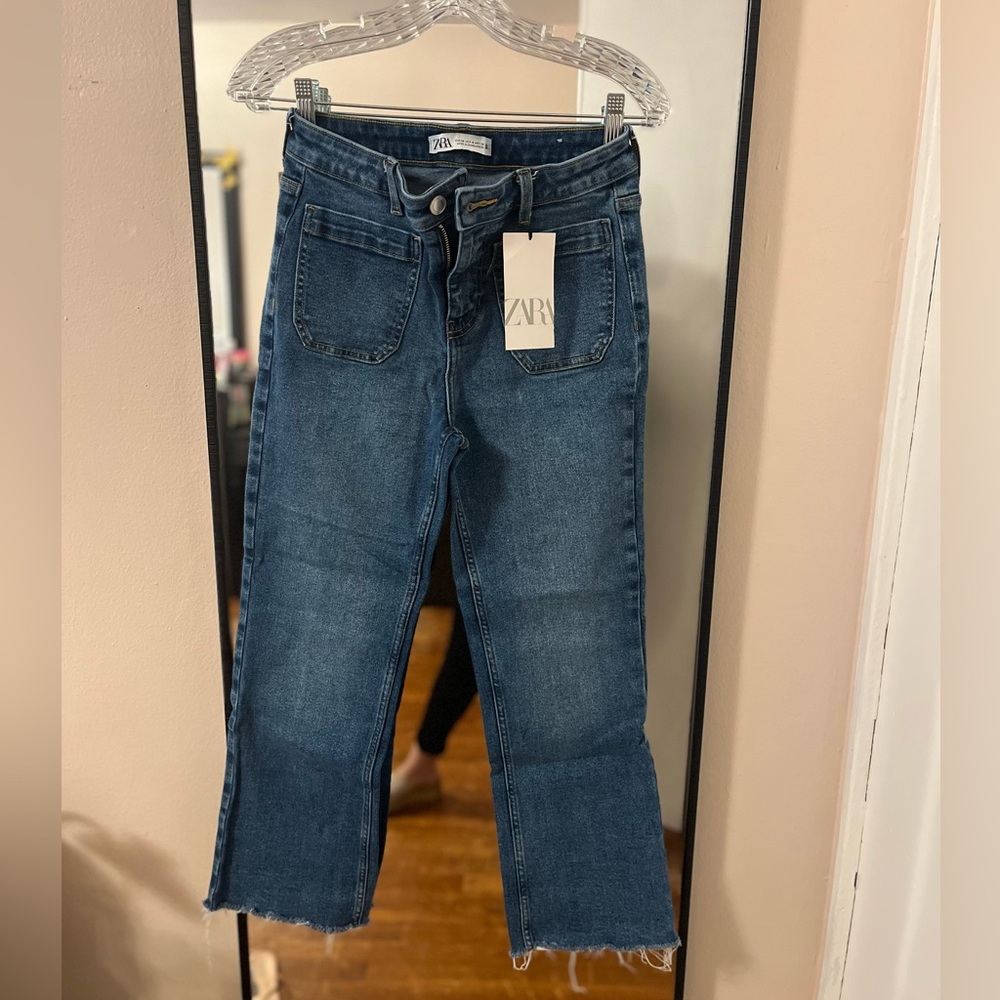 Zara high rise jeans